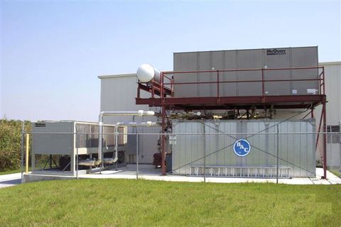 Thermal storage system equipment and piping
